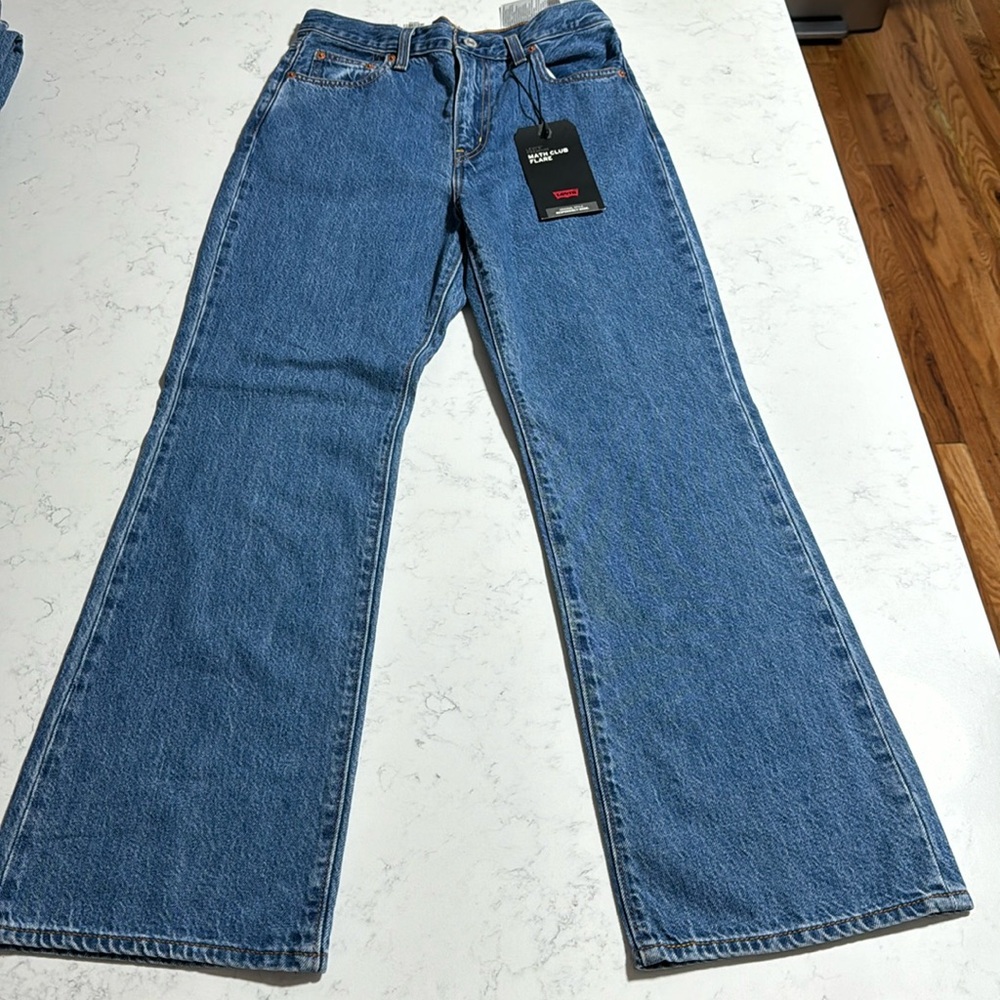 Math club flare Levi’s 26x29